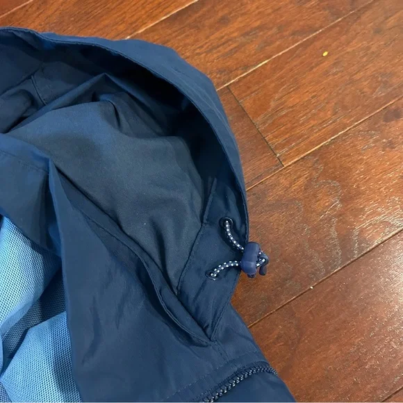 Lands End women’s Rain Jacket wind breaker large navy - Picture 9 of 11